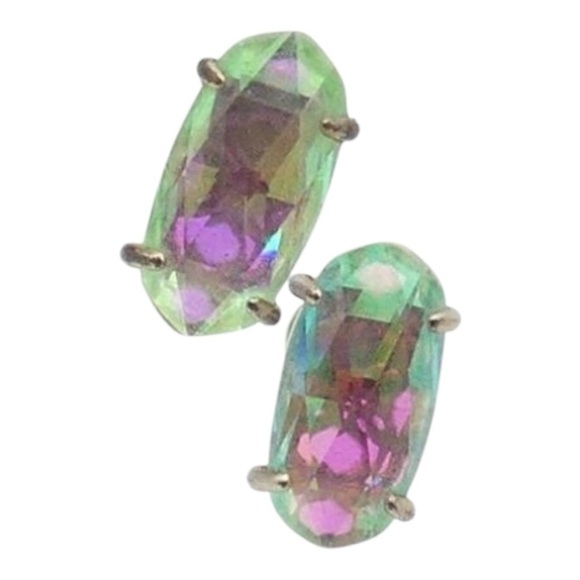 Kendra Scott Jewelry - Kendra Scott Betty Earring Gold Dichroic Glass 1186